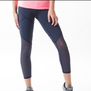 Ivivva by Lululemon BLACK clearly breezy Leggings Size 12